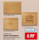 Bambus-Schneidebrett von LIVARNO home im aktuellen Lidl Prospekt für 6,99 €