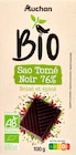 AUCHAN BIO CHOCOLAT NOIR 76% SAO TOMÉ - AUCHAN BIO en promo chez Auchan Hypermarché AUCHAN BIO CHOCOLAT NOIR 76% SAO TOMÉ - AUCHAN BIO dans le catalogue Auchan Hypermarché