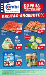 combi Prospekt: "DREITAG-ANGEBOTE", 1 Seite, 19.06.2025 - 21.06.2025