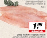 Aktuelle Lachs Angebote bei E center in Münster Aktuelles Oma’s frischer Seelachs Backfisch Angebot bei E center in Münster ab 1,99 €