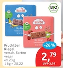 Riegel von Fruchtbar im aktuellen budni Prospekt