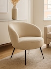 Fauteuil Tildae velours côtelé - Maxi Bazar à Aulnay-sous-Bois Fauteuil Tildae velours côtelé en promo chez Maxi Bazar Aulnay-sous-Bois à 99,99 €