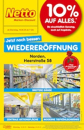 Aktueller Netto Marken-Discount Discounter Prospekt für Norden 19.08.2025 - 23.08.2025 Netto Marken-Discount Prospekt für Norden mit 4 Seiten