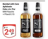 Apfelwein Cola im Angebot bei GLOBUS in Schifferstadt Apfelwein Cola Angebote von Bembel with Care bei GLOBUS Schifferstadt für 2,49 €