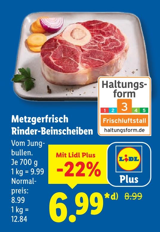 Metzgerfrisch Rinder-Beinscheiben