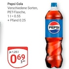 Aktuelles Pepsi Cola Angebot bei GLOBUS in Siegen (Universitätsstadt) ab 0,69 €