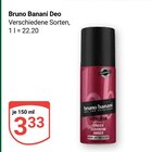 Deo im Angebot bei GLOBUS in Plauen Deo Angebote von Bruno Banani bei GLOBUS Plauen für 3,33 €