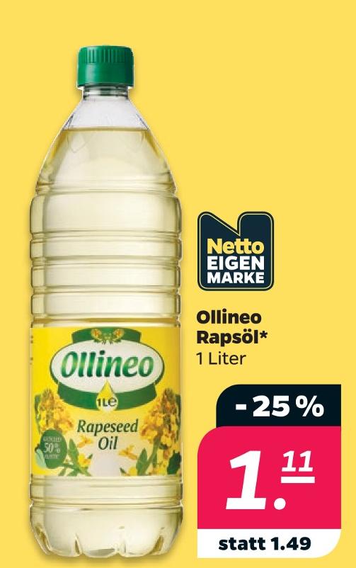 Ollineo Rapsöl