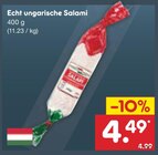 Echt ungarische Salami von  im aktuellen Netto Marken-Discount Prospekt für 4,49 €