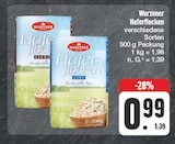Haferflocken im EDEKA Prospekt Haferflocken von Wurzener im aktuellen EDEKA Prospekt für 0,99 €