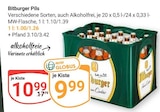 Pils im Angebot bei GLOBUS in Rüsselsheim Pils Angebote von Bitburger bei GLOBUS Rüsselsheim für 9,99 €