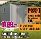 Gartenhaus Fusio L Angebote von Konsta bei Hornbach Nürnberg für 1.199,00 €