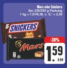 Mars oder Snickers Angebote von Mars oder Snickers bei EDEKA Erlangen für 1,59 €