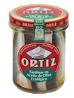 Sardines huile d'olive - 190 g - ORTIZ en promo chez NaturéO Chartres à 5,25 €