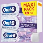 Dentifrice 3D White Advanced Luxe Perfection Blancheur Avancée - ORAL B en promo chez Intermarché Super Dentifrice 3D White Advanced Luxe Perfection Blancheur Avancée - ORAL B dans le catalogue Intermarché Super