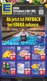 EDEKA Prospekt für Kreuzwertheim mit 28 Seiten EDEKA Prospekt für Kreuzwertheim: "Wir lieben Lebensmittel!", 28 Seiten, 13.01.2025 - 18.01.2025