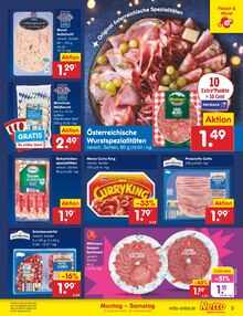 Wurst im Netto Marken-Discount Prospekt "Aktuelle Angebote" mit 64 Seiten (Karlsruhe)