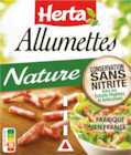 ALLUMETTES NATURES HERTA - HERTA en promo chez Auchan Hypermarché ALLUMETTES NATURES HERTA - HERTA dans le catalogue Auchan Hypermarché