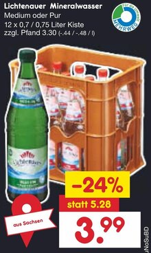 Mineralwasser bei Netto Marken-Discount in Freiberg Mineralwasser im Angebot bei Netto Marken-Discount Freiberg für 3,99 €