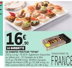 32 canapés traiteur - TIPIAK - E.Leclerc à Manosque 32 canapés traiteur - TIPIAK en promo chez E.Leclerc Manosque à 16,90 €