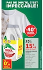 Lessive liquide duo pack 25 lavages - ARIEL en promo chez Super U Saumur à 15,48 €