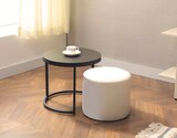 Table d'appoint avec pouf - JANA - Crack à Metz Table d'appoint avec pouf - JANA en promo chez Crack Metz à 59,00 €