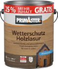 Wetterschutz Holzlasur im Angebot bei Globus-Baumarkt in Hoyerswerda Wetterschutz Holzlasur Angebote von Primaster bei Globus-Baumarkt Hoyerswerda für 29,99 €