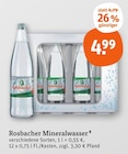 Mineralwasser von Rosbacher für 4,99 € bei tegut im Angebot Mineralwasser von Rosbacher im aktuellen tegut Prospekt