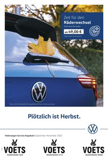Volkswagen Prospekt Herbstliche Angebote. mit 1 Seite