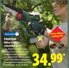 Akku-Gehölzschneider 20 V von PARKSIDE im aktuellen Lidl Prospekt