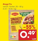 Fix im Angebot bei Netto Marken-Discount in Friedrichshafen Fix Angebote von Maggi bei Netto Marken-Discount Friedrichshafen für 0,49 €