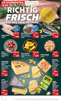 Feinkostlebensmittel im Kaufland Prospekt "Aktuelle Angebote" mit 56 Seiten (Essen)