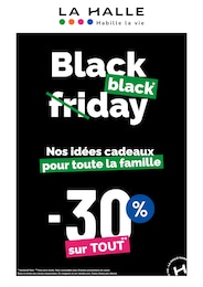 Prospectus La Halle à Saint-Nicolas-de-Macherin, "Black black day", 1 page, 28/11/2025 - 30/11/2025