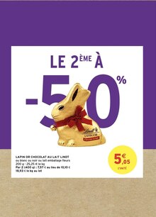 Intermarché Maisons-Alfort - LAPIN OR CHOCOLAT AU LAIT Promo LAPIN OR CHOCOLAT AU LAIT dans le catalogue Intermarché "Le mini prospectus" à Maisons-Alfort