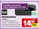 DIGITALRADIO „DAB 71“ im Angebot bei E center in Stuttgart DIGITALRADIO „DAB 71“ Angebote von Dual bei E center Stuttgart für 14,99 €