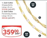 Gold-Collier Singapurkette bei GLOBUS im Neutraubling Prospekt für 359,00 €