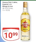 3 Jahre, Especial oder Mango & Lime im Angebot bei GLOBUS in Neunkirchen 3 Jahre, Especial oder Mango & Lime Angebote von Havana Club bei GLOBUS Neunkirchen für 10,99 €
