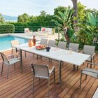 Table extensible rectangulaire 8-12 places - LUZANE à 599,00 € dans le catalogue Maxi Bazar