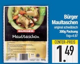 Maultaschen von Bürger im aktuellen EDEKA Prospekt für 1,49 €