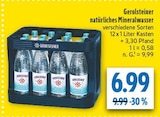 natürliches Mineralwasser im Angebot bei diska in Dresden natürliches Mineralwasser Angebote von Gerolsteiner bei diska Dresden für 6,99 €