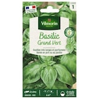Promo Graines de basilic grand vert Vilmorin - graines à semer à 2,54 € dans le catalogue Botanic à Semécourt