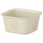 Sortierbox Kunststoff/beige 10x10x5 cm Angebote von NOJIG bei IKEA Essen für 0,25 €