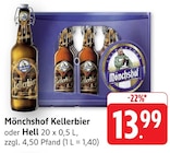 Kellerbier Angebote von Mönchshof bei EDEKA Künzelsau für 13,99 €