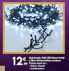 Guirlande 240 LED blanc froid - Maxi Bazar Guirlande 240 LED blanc froid à 12,99 € dans le catalogue Maxi Bazar