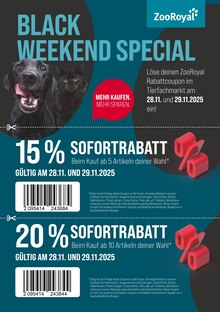 Aktueller ZooRoyal Prospekt für Ahrensburg und Ungebung, Seiten zum blättern ZooRoyal Prospekt BLACK WEEKEND SPECIAL mit Seiten in Ahrensburg und Umgebung