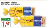 Sandwich Vollkorn im Angebot bei Marktkauf in Gütersloh Sandwich Vollkorn Angebote von Golden Toast bei Marktkauf Gütersloh für 1,49 €