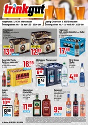 Trinkgut Discounter Prospekt der aktuellen Woche mit 4 Seiten, gültig von 05.10.2026 bis 10.10.2026, in Freising und Umgebung Aktueller Trinkgut Discounter Prospekt in Freising und Umgebung, "Aktuelle Angebote" mit 4 Seiten, 05.10.2026 - 10.10.2026