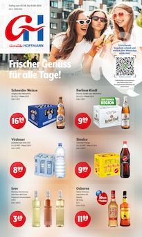 Aktueller Getränke Hoffmann Prospekt "Aktuelle Angebote" Seite 1 von 8 Seiten für Oranienburg