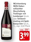 Aktuelle Wein Angebote bei EDEKA in Stuttgart Aktuelles Haberschlachter Heuchelberg Trollinger mit Lemberger Q.b.A. Angebot bei EDEKA in Stuttgart ab 3,99 €