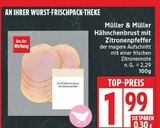 Hähnchenbrust mit Zitronenpfeffer von Müller & Müller im aktuellen EDEKA Prospekt